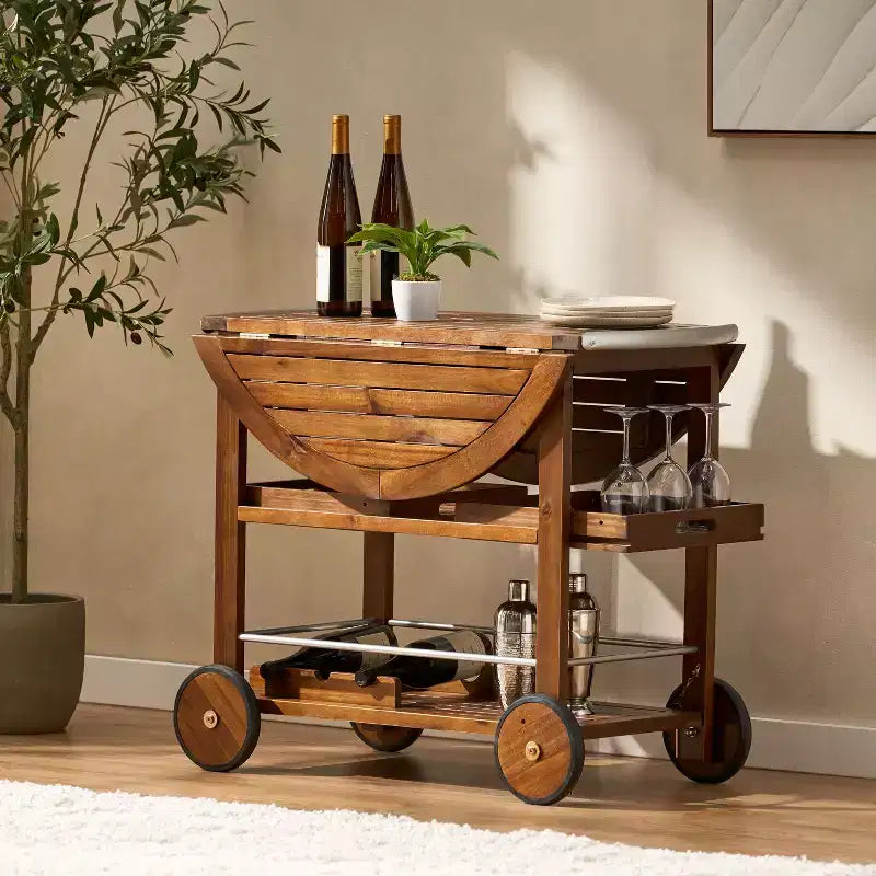 MAYEERTY Îlot de cuisine avec meuble de rangement pour poubelle