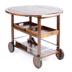 MAYEERTY Îlot de cuisine avec meuble de rangement pour poubelle