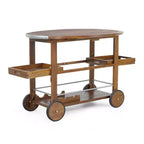 MAYEERTY Îlot de cuisine avec meuble de rangement pour poubelle