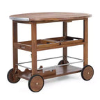 MAYEERTY Îlot de cuisine avec meuble de rangement pour poubelle