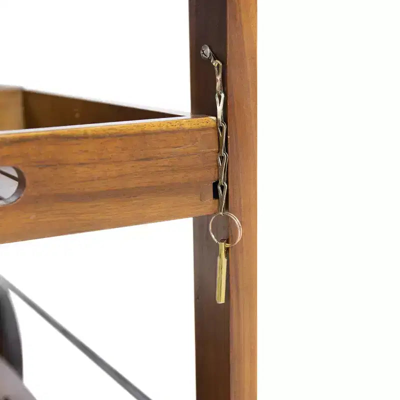 MAYEERTY Îlot de cuisine avec meuble de rangement pour poubelle
