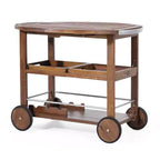 MAYEERTY Îlot de cuisine avec meuble de rangement pour poubelle