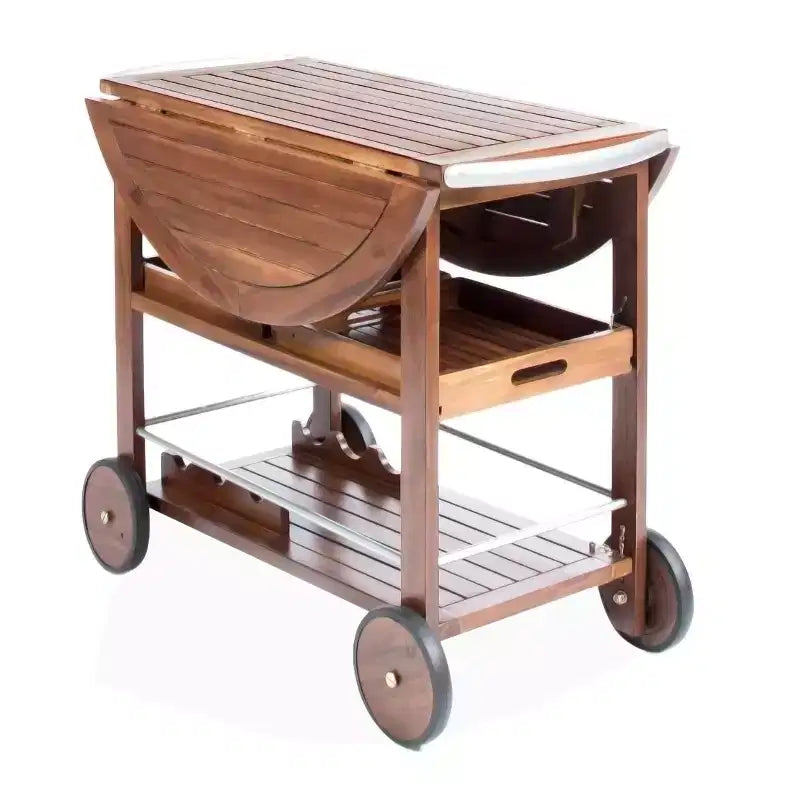 MAYEERTY Îlot de cuisine avec meuble de rangement pour poubelle