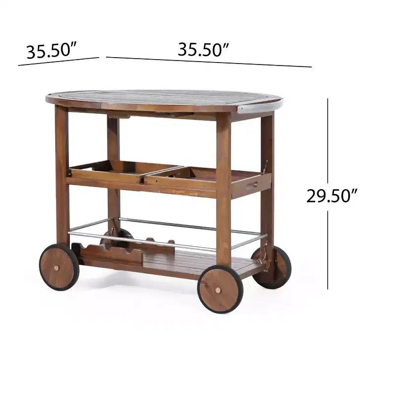 MAYEERTY Îlot de cuisine avec meuble de rangement pour poubelle