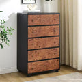 GustoWave Modern Chest of Drawers, Drawers Dresser with Large Storage Unit for Bedroom, Living Room, Hallway, Natural Oak