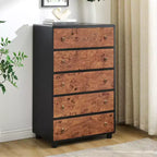 GustoWave Modern Chest of Drawers, Drawers Dresser with Large Storage Unit for Bedroom, Living Room, Hallway, Natural Oak