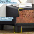 GustoWave Cassettiera Moderna, Cassettiera con Ampio Contenitore per Camera da Letto, Soggiorno, Ingresso, Quercia Naturale