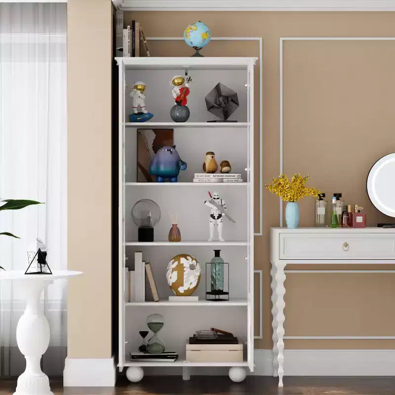 Famapy Libreria Elegante e Versatile - Vetrina per i Tuoi Tesori Letterari e Oggetti Decorativi