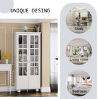 Famapy Libreria Elegante e Versatile - Vetrina per i Tuoi Tesori Letterari e Oggetti Decorativi