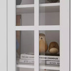 Famapy Libreria Elegante e Versatile - Vetrina per i Tuoi Tesori Letterari e Oggetti Decorativi