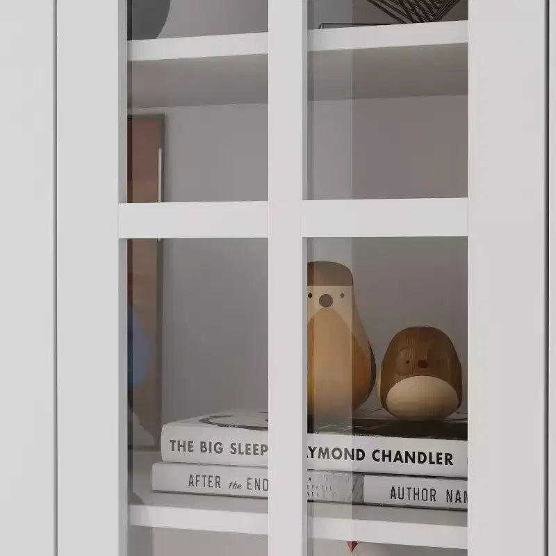 Famapy Libreria Elegante e Versatile - Vetrina per i Tuoi Tesori Letterari e Oggetti Decorativi
