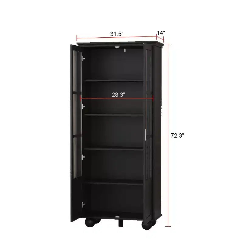 Famapy Libreria Elegante e Versatile - Vetrina per i Tuoi Tesori Letterari e Oggetti Decorativi