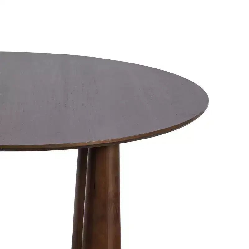 Dovelina 67 Table à manger ovale en bois à 4 pieds Table de cuisine moderne pour 6 personnes