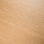 Dovelina 67 Table à manger ovale en bois à 4 pieds Table de cuisine moderne pour 6 personnes