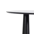 Dovelina 67 Table à manger ovale en bois à 4 pieds Table de cuisine moderne pour 6 personnes
