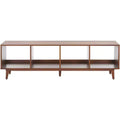 Cricket 4 Open Shelf Media Stand - MED5016 - Natural Acacia - Safavieh