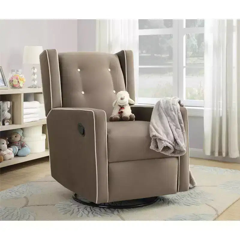 Baby Relax Mikayla Poltrona a dondolo reclinabile girevole 4 in 1 per cameretta
