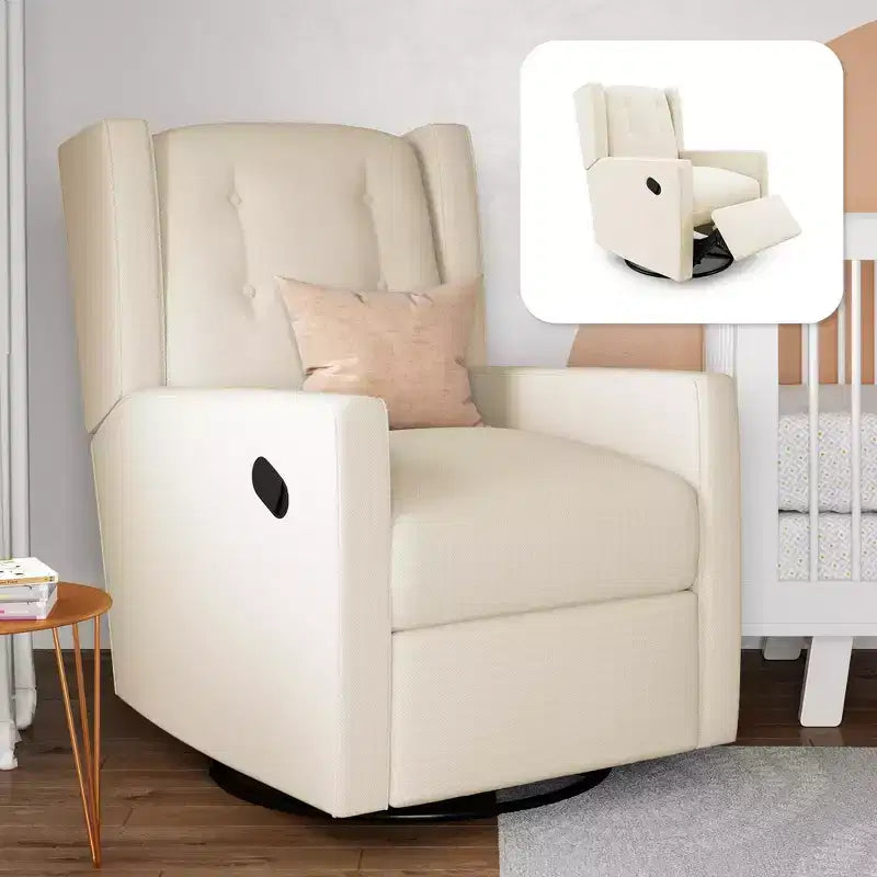 Baby Relax Mikayla Poltrona a dondolo reclinabile girevole 4 in 1 per cameretta