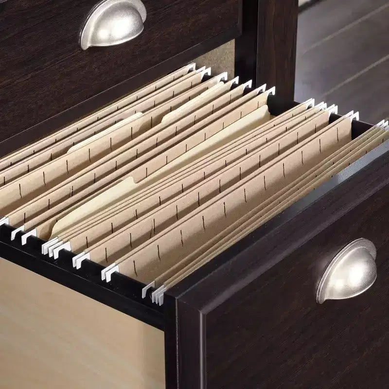HomeStock Scrivania in legno nero da 36,26 pollici di altezza con cassetto multiuso