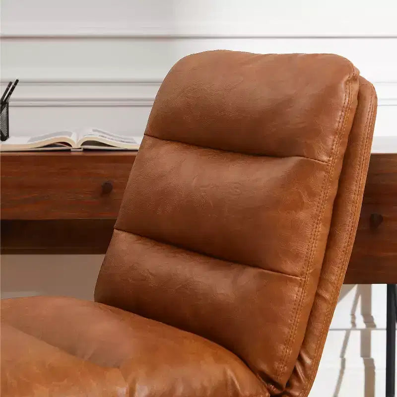 Chaise de bureau Art Leon pivotante et réglable en similicuir