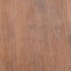 Table basse Royal Hampton en bois en forme de tambour de 90 cm avec base à lattes
