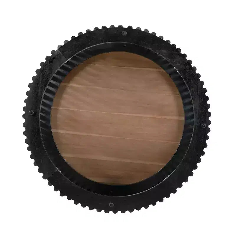 Tavolino da caffè rotondo in legno Vatros