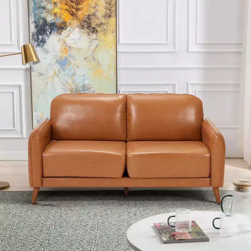 Divanetto EROMMY 65 in PU, Divano Imbottito con Seduta Profonda e Comoda, Due Posti Confortevole ed Elegante, Divano Elegante per Appartamenti, Monolocali