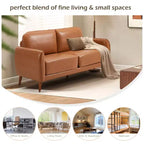 Divanetto EROMMY 65 in PU, Divano Imbottito con Seduta Profonda e Comoda, Due Posti Confortevole ed Elegante, Divano Elegante per Appartamenti, Monolocali