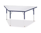 Tavolo Trapezoidale in Laminato Grigio Jonti-Craft Berries per Adulti 30 x 60 in Blu