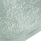 Panca Pouf Contenitore Ovale Okak Modern in Lino con Gambe in Legno di Gomma, Morbido Poggiapiedi Contenitore Lungo per Soggiorno, Ingresso, Camera da Letto