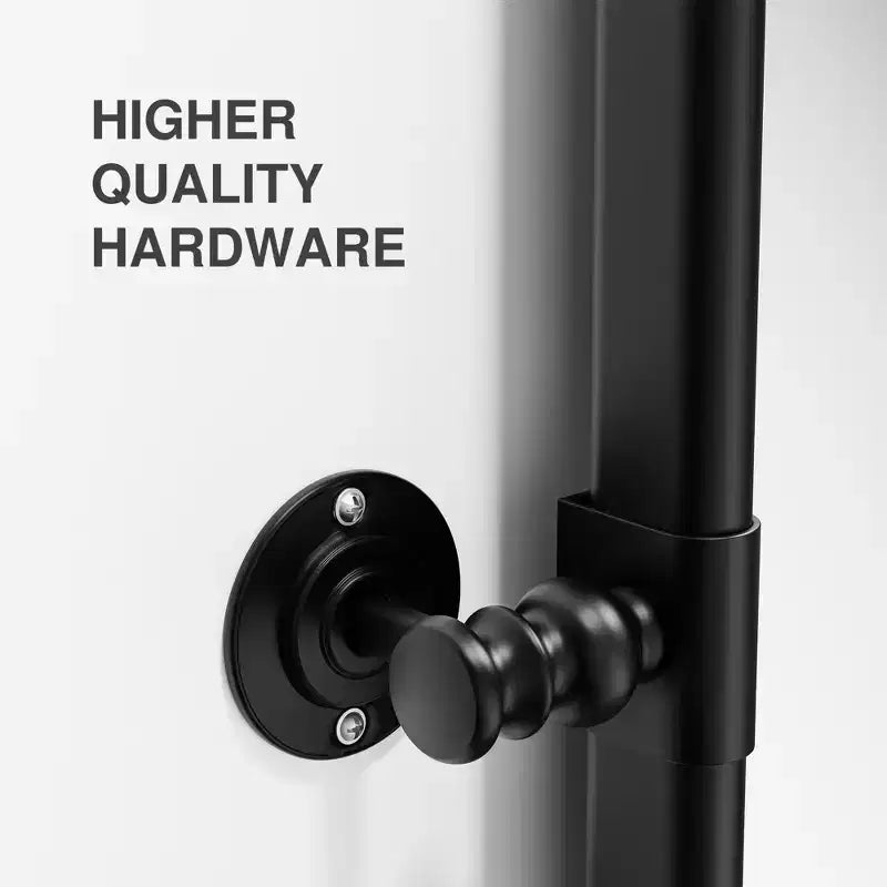 MAYEERTY Miroir suspendu pivotant en métal noir avec arche arrondie en fer forgé 32x23 pouces