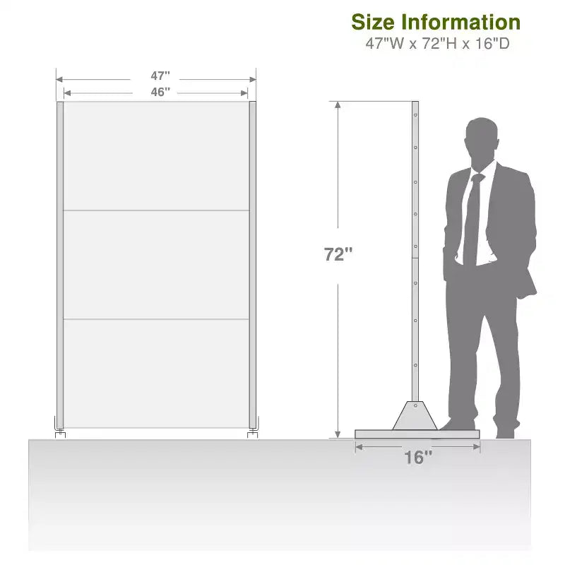 MAYEERTY 72x47 Pannello Paravento per Esterni Nero, Set da 3 Pezzi Divisorio Pieghevole Naturale per Cortile e Giardino