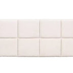 Letto imbottito in bouclé trapuntato quadrato contemporaneo Selene di Christopher Knight Home