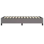 vidaXL Struttura Letto Singolo, Struttura Letto a Piattaforma Rivestita in Tessuto, Grigio Scuro, Materasso Escluso