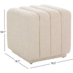 Pouf quadrato Joseph - OTT1307 - Safavieh