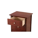 HomeStock Comodino 25A x 19L x 15P, 3 cassetti, Contenitore compatto