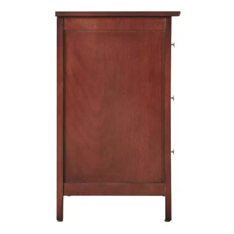 HomeStock Comodino 25A x 19L x 15P, 3 cassetti, Contenitore compatto