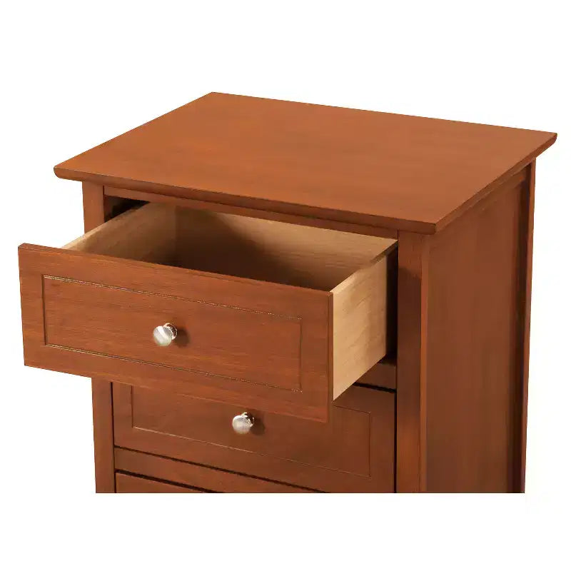 HomeStock Comodino 25A x 19L x 15P, 3 cassetti, Contenitore compatto