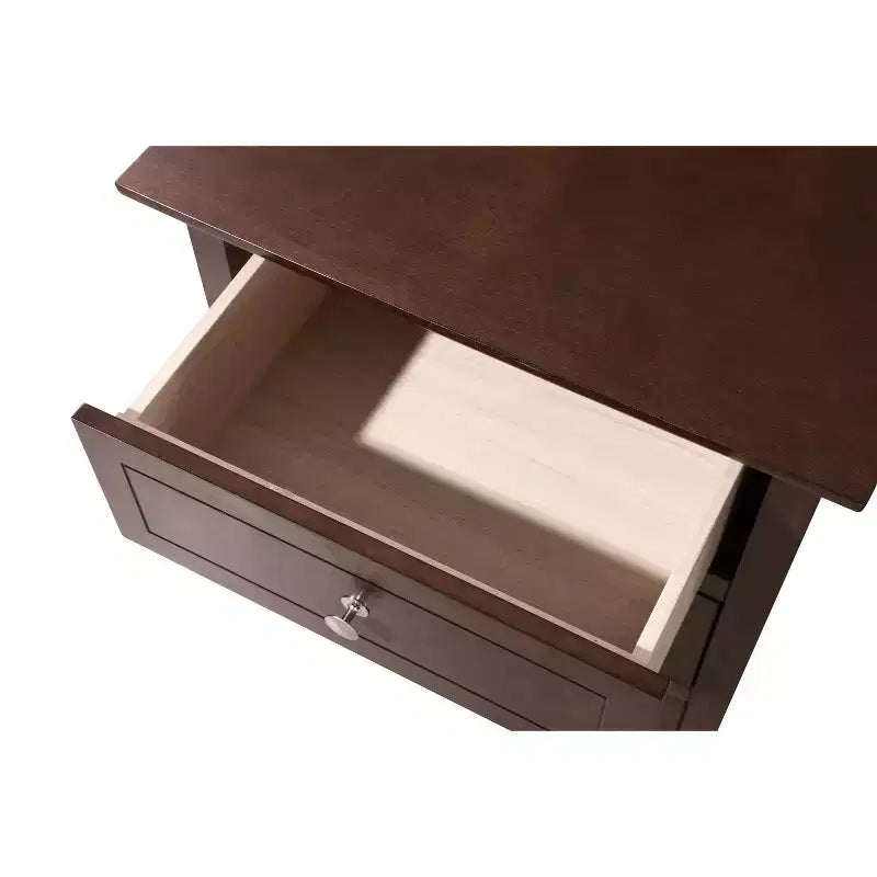 HomeStock Comodino 25A x 19L x 15P, 3 cassetti, Contenitore compatto