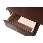 HomeStock Comodino 25A x 19L x 15P, 3 cassetti, Contenitore compatto