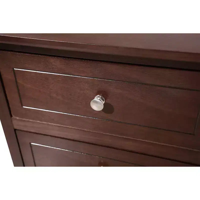 HomeStock Comodino 25A x 19L x 15P, 3 cassetti, Contenitore compatto