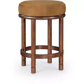 Meridian Furniture,Monette Saddle Velvet Counter Stool