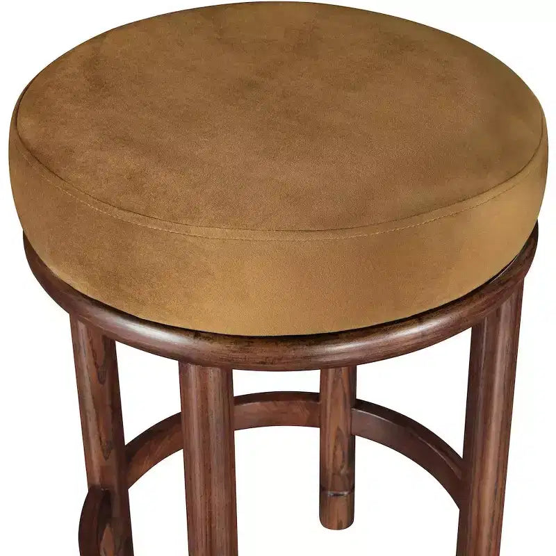 Meridian Furniture, Sgabello da bancone in velluto Monette Saddle