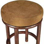 Meridian Furniture, Sgabello da bancone in velluto Monette Saddle