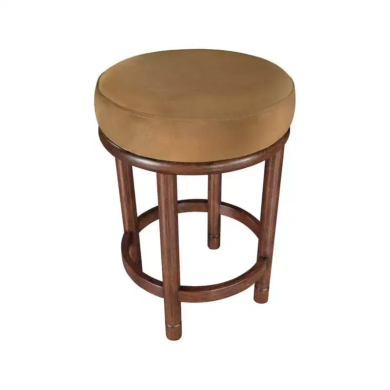 Meridian Furniture, Sgabello da bancone in velluto Monette Saddle