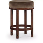 Meridian Furniture,Monette Brown Velvet Counter Stool
