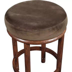 Meridian Furniture, Sgabello da bancone Monette in velluto marrone