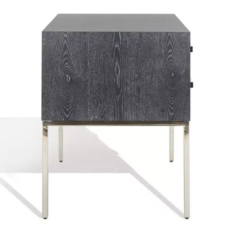 Tavolino Sanford a 2 cassetti - SFV3548B - Rovere Cerato Nero - Safavieh Couture