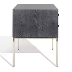 Tavolino Sanford a 2 cassetti - SFV3548B - Rovere Cerato Nero - Safavieh Couture