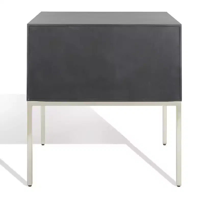 Tavolino Sanford a 2 cassetti - SFV3548B - Rovere Cerato Nero - Safavieh Couture